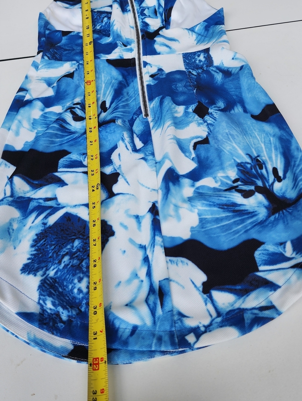 NWT Lulus Womens Budding Up Blue Floral Print Bodycon Dress  Deep V-Neck Sz S - Picture 7 of 16